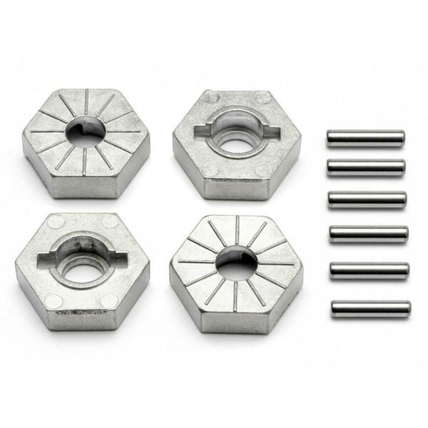 Hpi Racing 17 mm Hex Wheel Hub Savage Spare Parts, Silver HPI86804